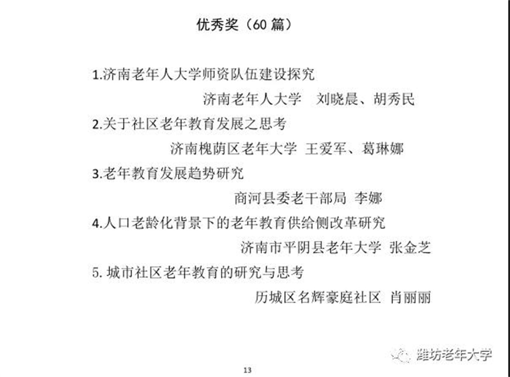 喜报！我校在全省第五次老年教育理论研讨会论文评选中喜获佳绩(图7)