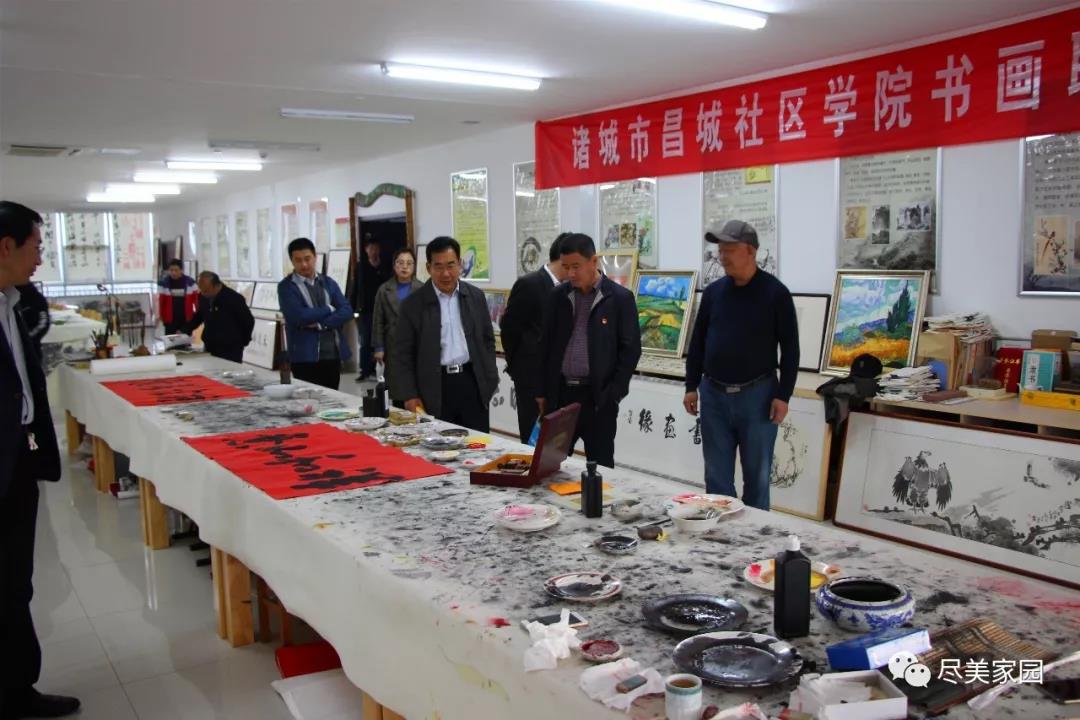 【诸城市】潍坊市老年大学来诸城检查验收规范校(图2)